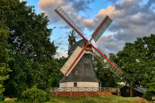Mühle Worpswede, landkreis Osterholz, Niedersächsische Mühlenstraße