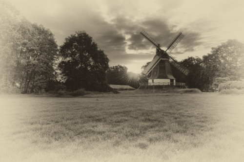 Mühle Worpswede, Landkreis Osterholz, Niedersächsische Mühlenstraße