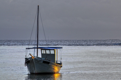 Brasilien Boot Abendstimmung