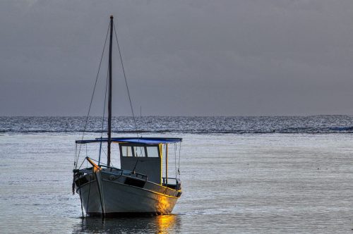 Brasilien Boot Abendstimmung
