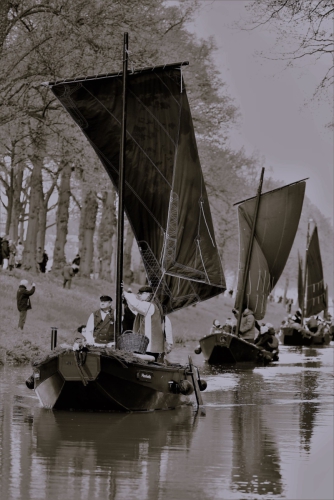 Kähne erreichen Bremen