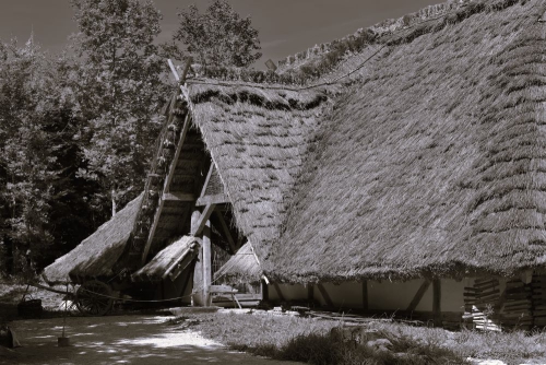 Lagerhaus Seitenansicht 