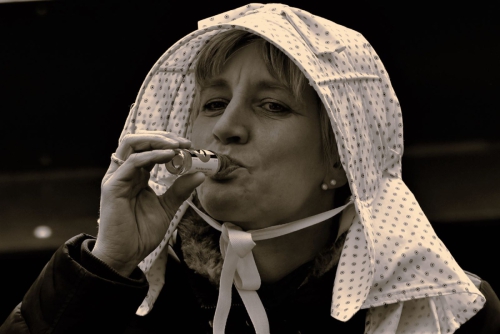 ein Schluck zum Aufwärmen